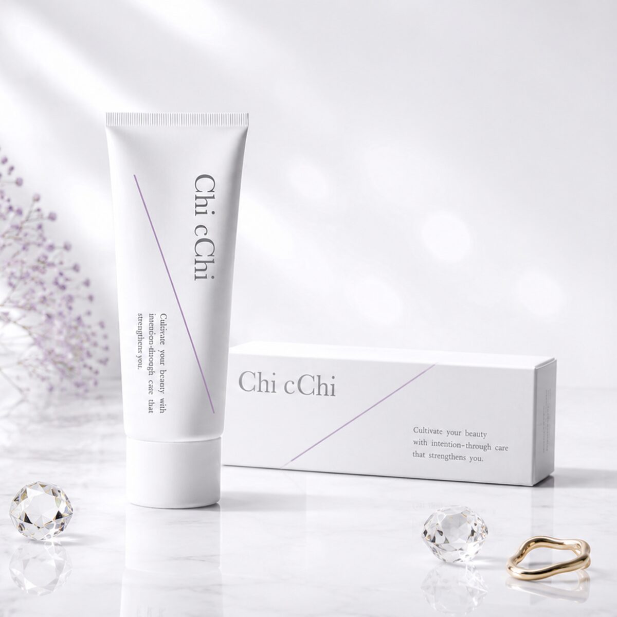 バストアップクリーム「Chi cChi」商品&箱イメージ